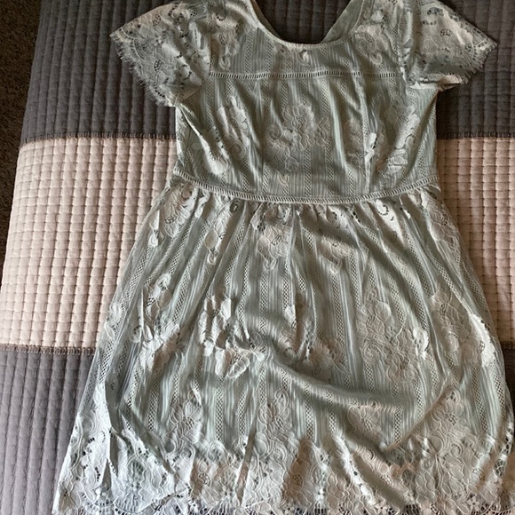 Maurices Sage Lace dress - Picture 4 of 8